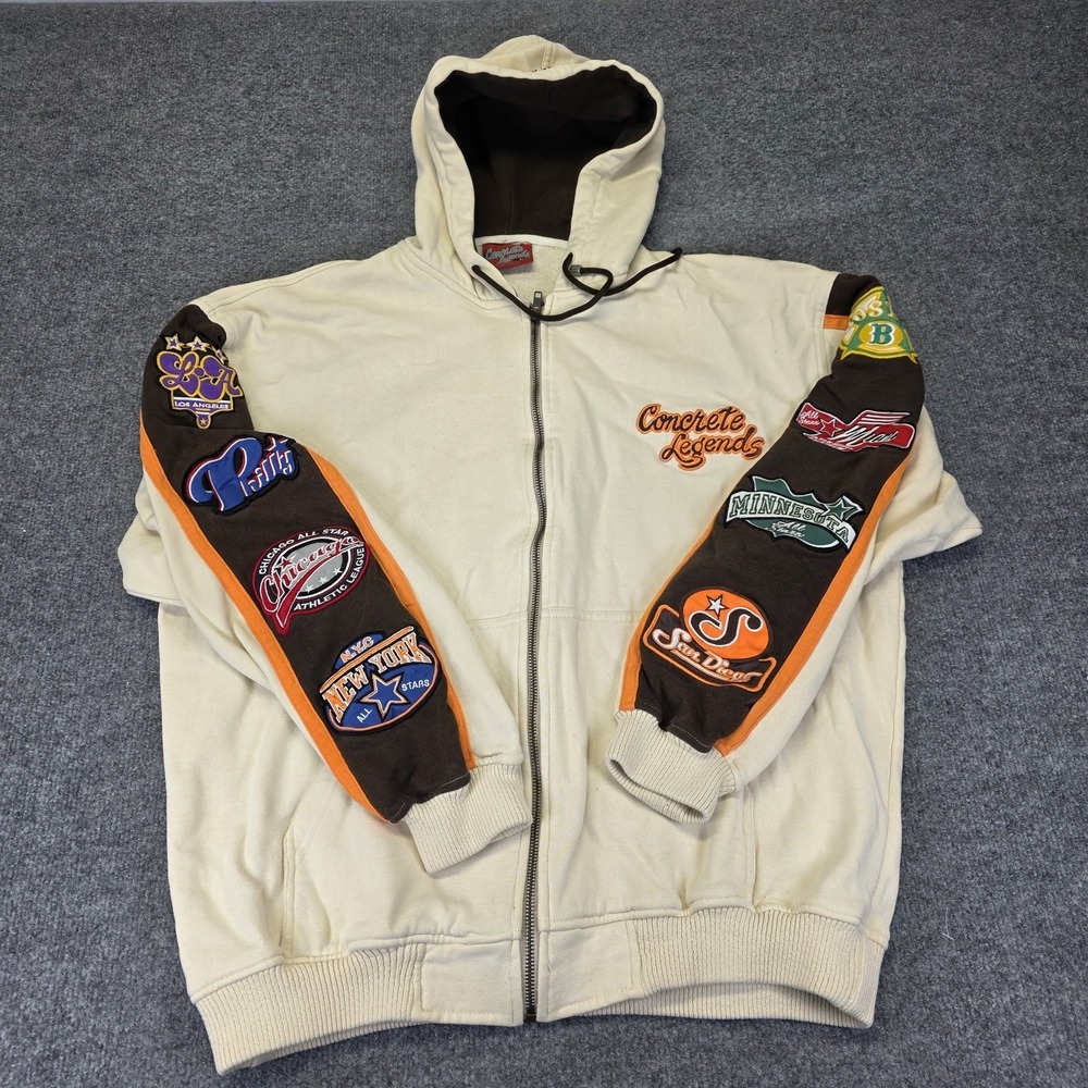 Concrete Legends NBA All-Star Hooded Sweatshirt Size LG Streetwear Lakers - Picture 2 of 7